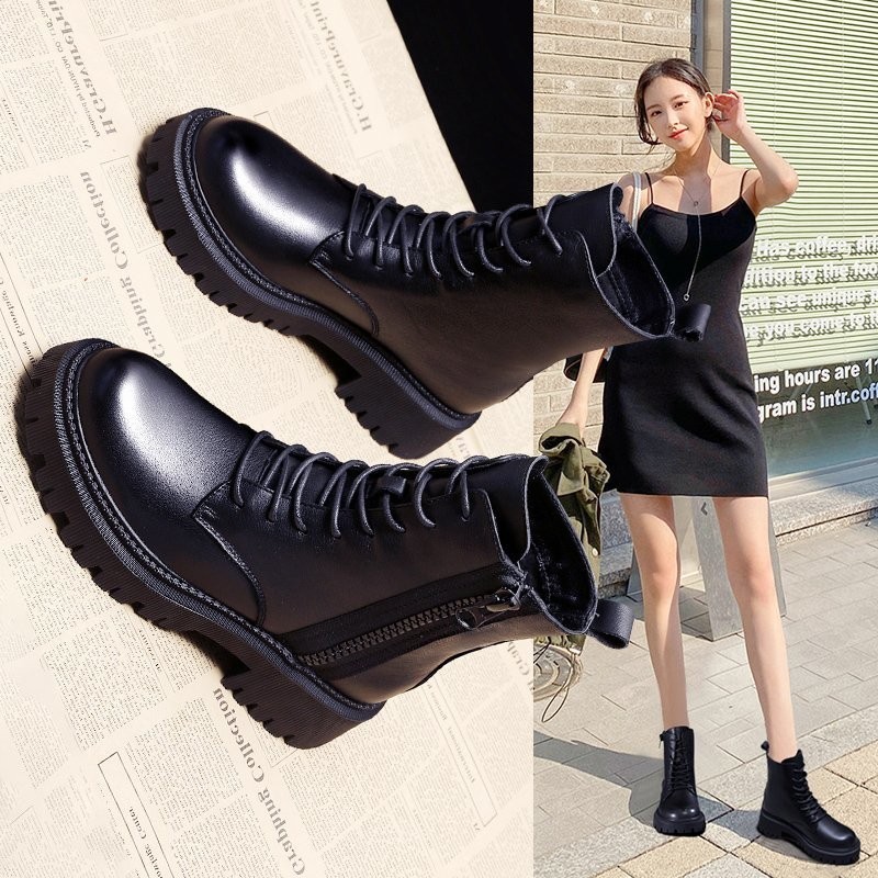 Cách phối giày Chunky boot cao cổ với nhiều loại trang phục